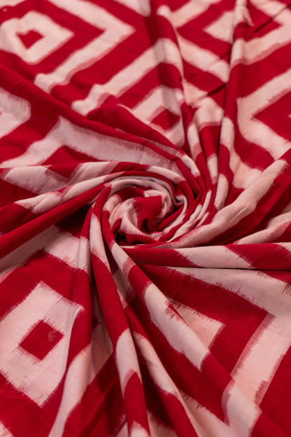 Paro~ Telia Ikkat Pure Silk Saree – Andhra Heritage