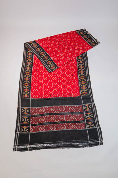 Dhum~ Sambalpuri Pure Cotton Saree – Odisha Weaves