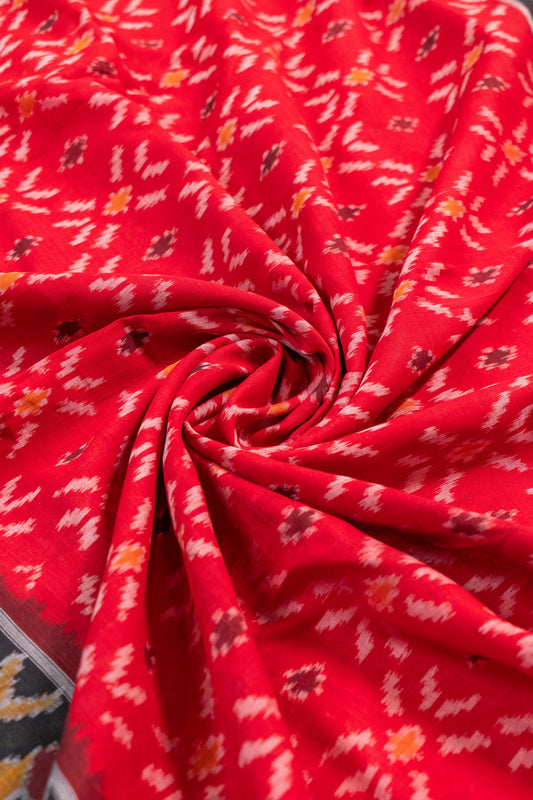 Dhum~ Sambalpuri Pure Cotton Saree – Odisha Weaves