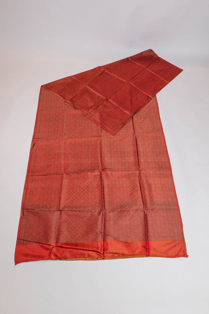 Mayaye~Maroon Pure Silk Himroo Saree