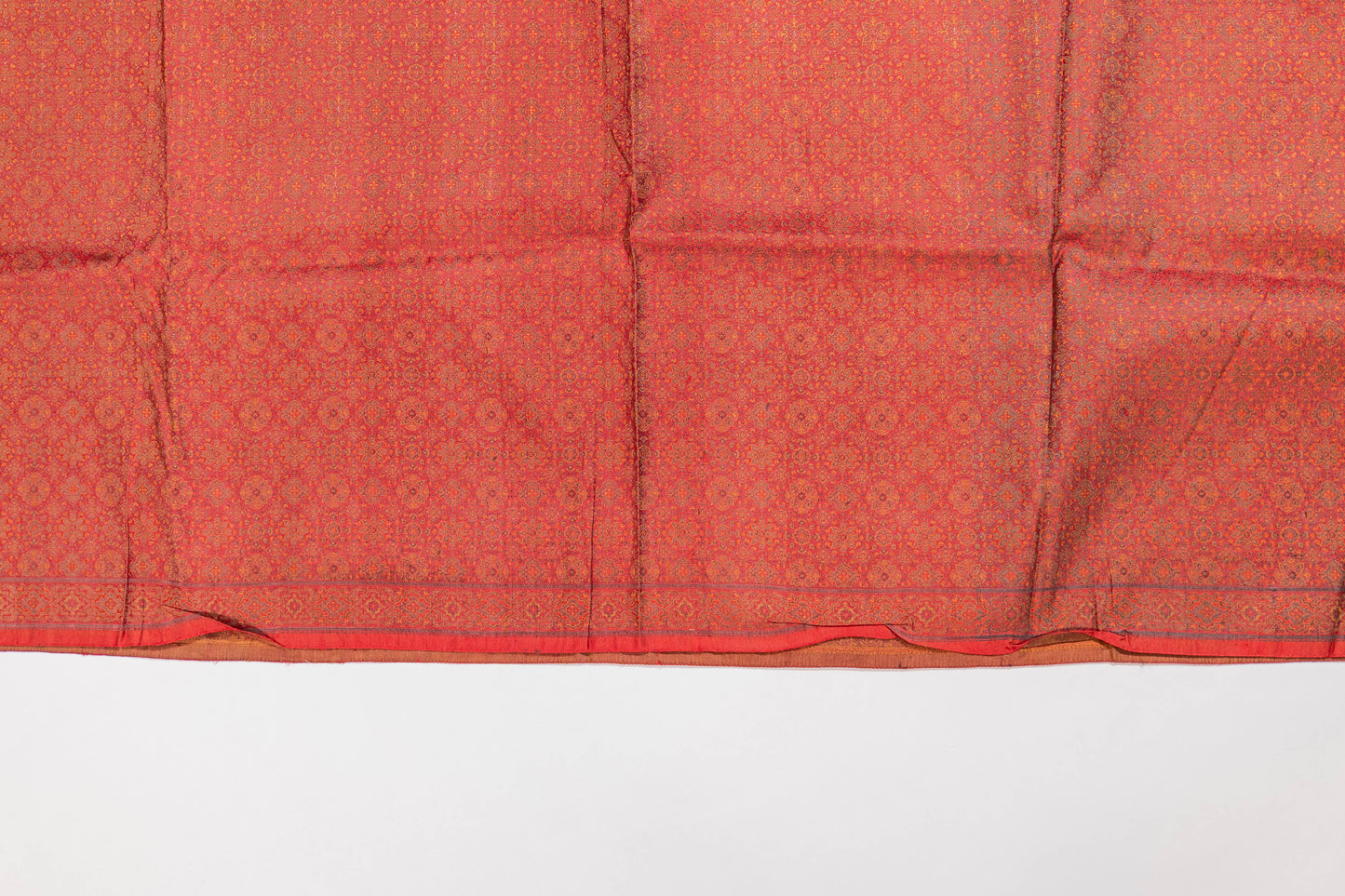 Mayaye~Maroon Pure Silk Himroo Saree