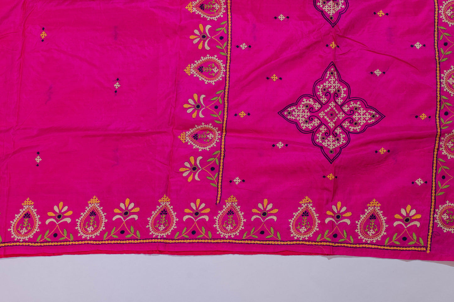 Amurti~Kutchi Embroidered Saree