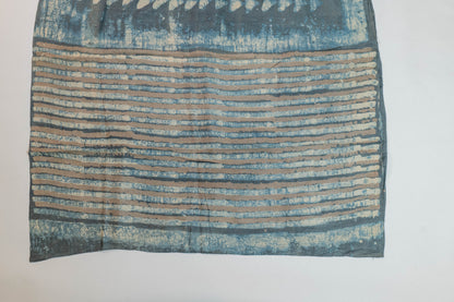 Anika~Ajrakh Pure Tussar Silk SAree