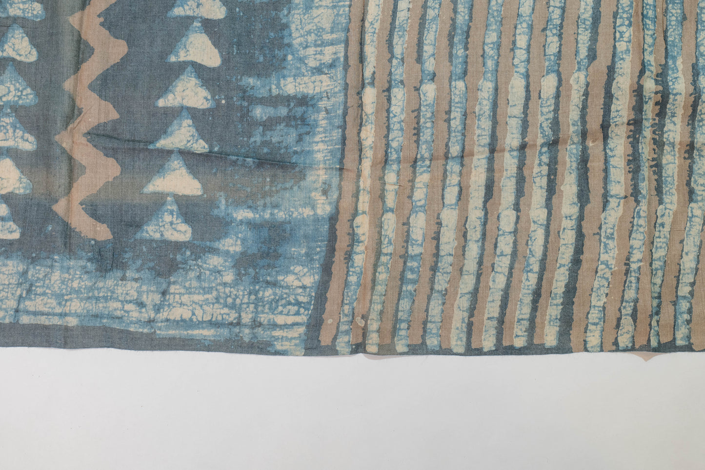 Anika~Ajrakh Pure Tussar Silk SAree