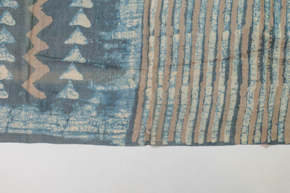 Anika~Ajrakh Pure Tussar Silk SAree