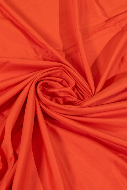 Esha~Vermillion Sozni Pure Silk Saree