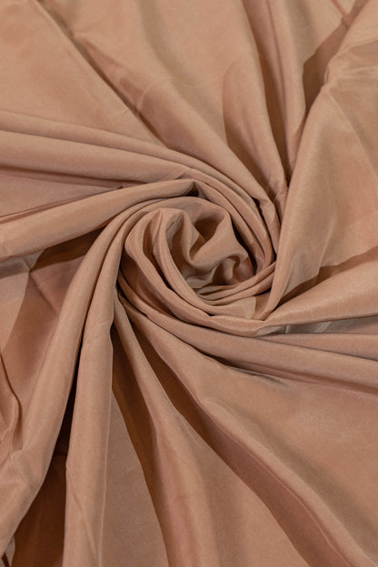 Sarvgataye~Beige Pure Crepe Sozni Saree