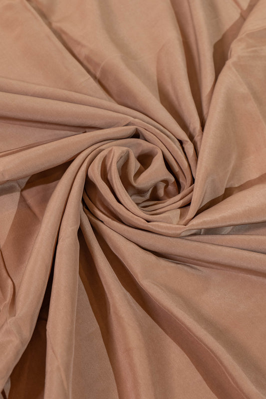 Sarvgataye~Beige Pure Crepe Sozni Saree