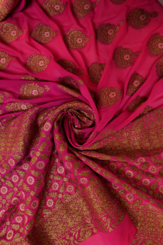 Tapas~Khaddi Banarsee Pink