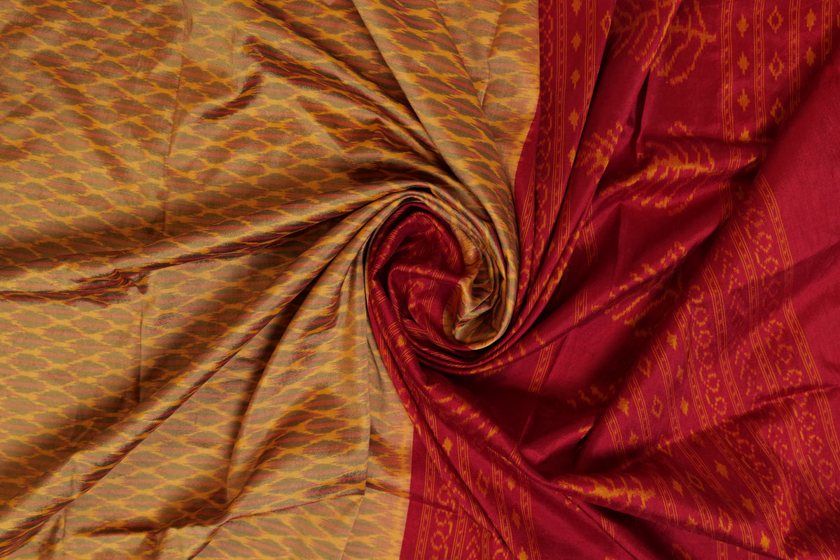 Samartha~Ikkat saree Multicolour