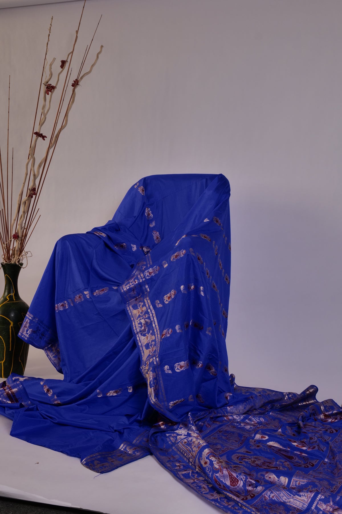 Swarnchari Saree Royal Blue
