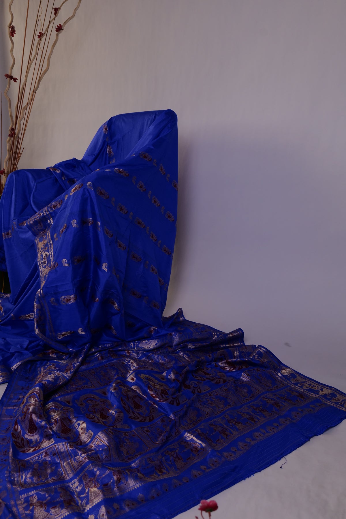 Swarnchari Saree Royal Blue
