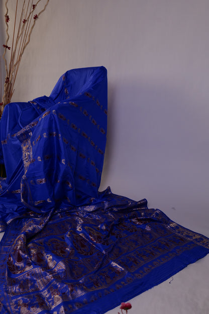 Swarnchari Saree Royal Blue
