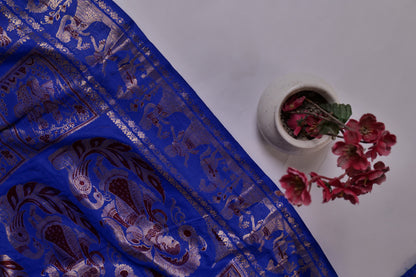 Swarnchari Saree Royal Blue