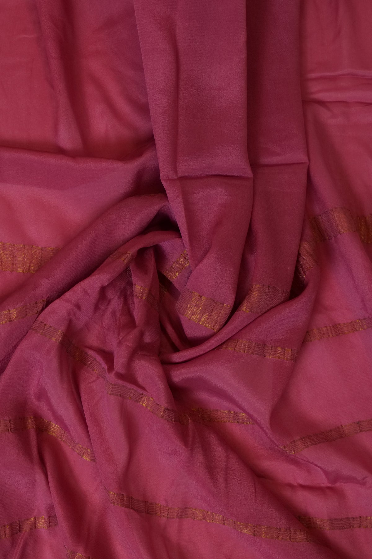 Champakam~Karnataka Crepe Silk Saree Lilac Pink